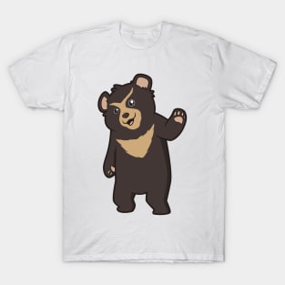 Kawaii Spectacled Bear T-Shirt